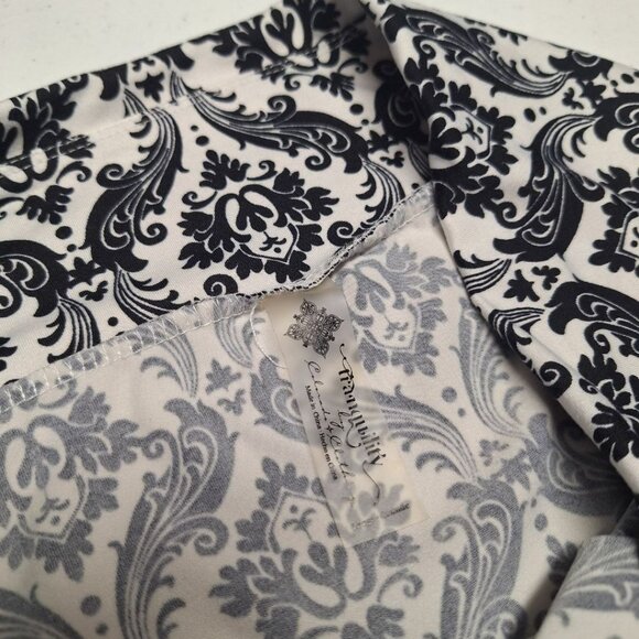 Tranquility Colorado Clothing Skirt Black White Womens Large Pull On Soft - Picture 4 of 6